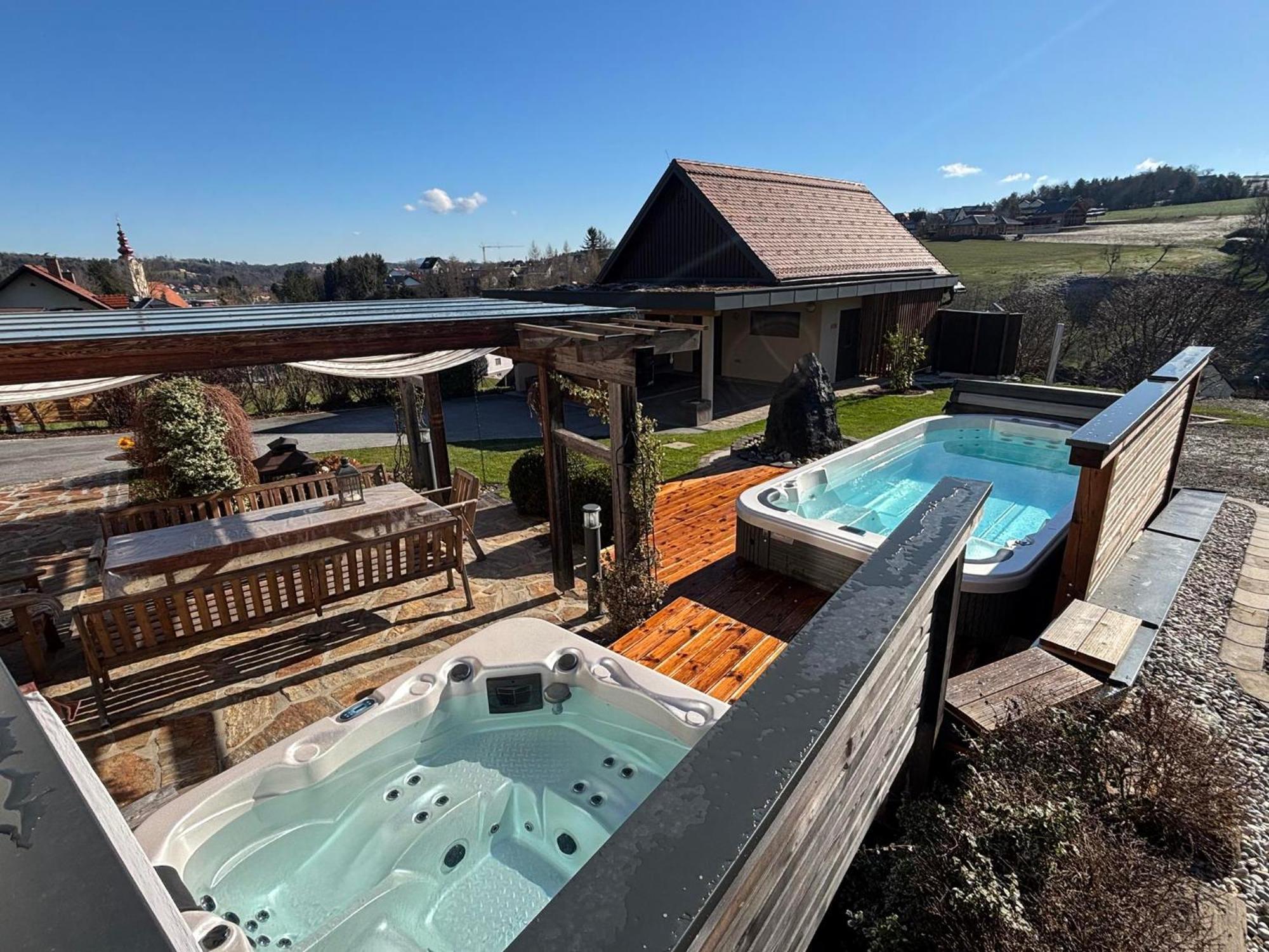 Das "Ferienhaus Eibiswald" Landhaus Refugium Im Schilcherland - Sauna Und Spa Dış mekan fotoğraf